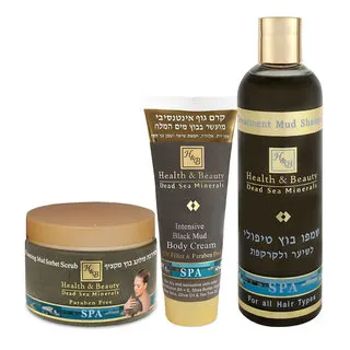 Mud Body Gift Set - Peeling + Body Cream + Shampoo